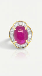 Sophia Levendi - Burmese Ruby and Diamond Ring — Levendi Jewellers
