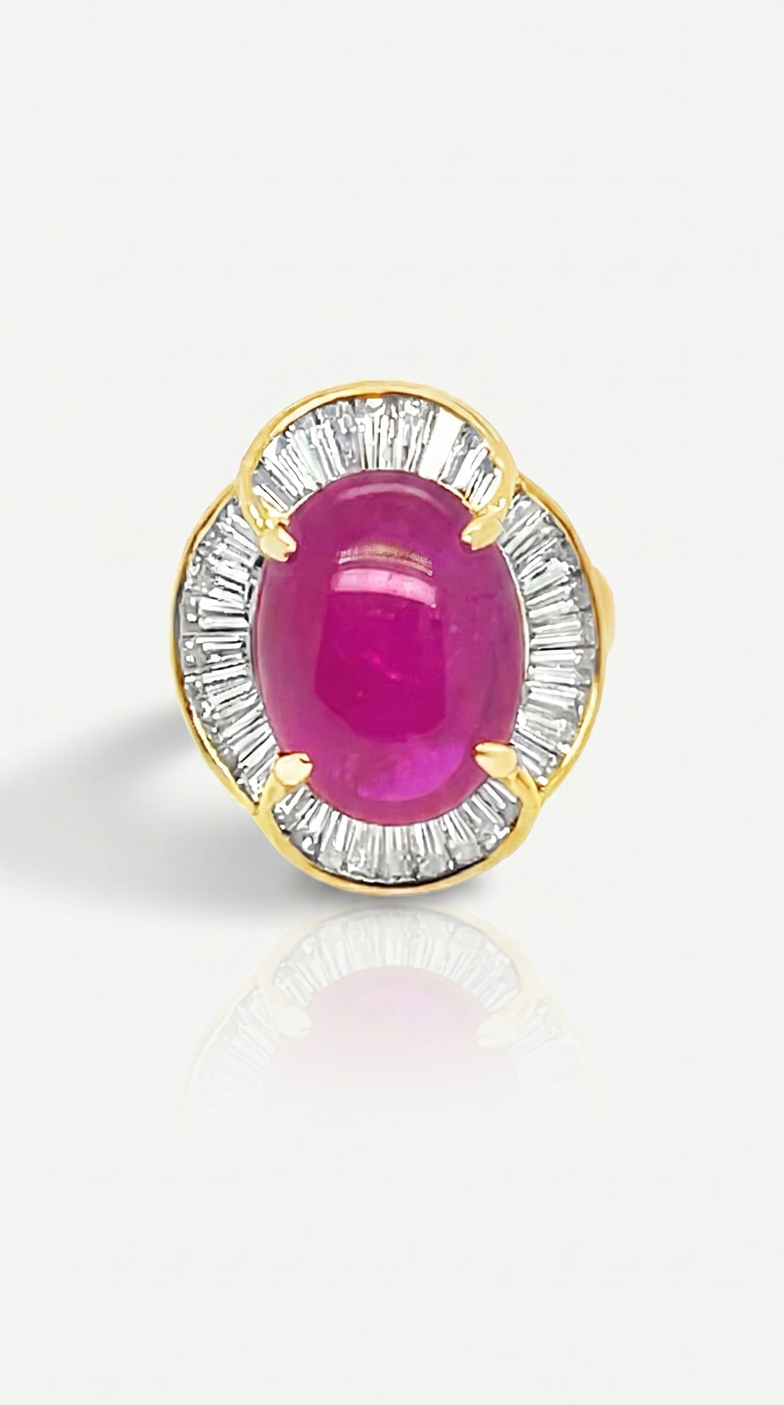 Sophia Levendi - Burmese Ruby and Diamond Ring