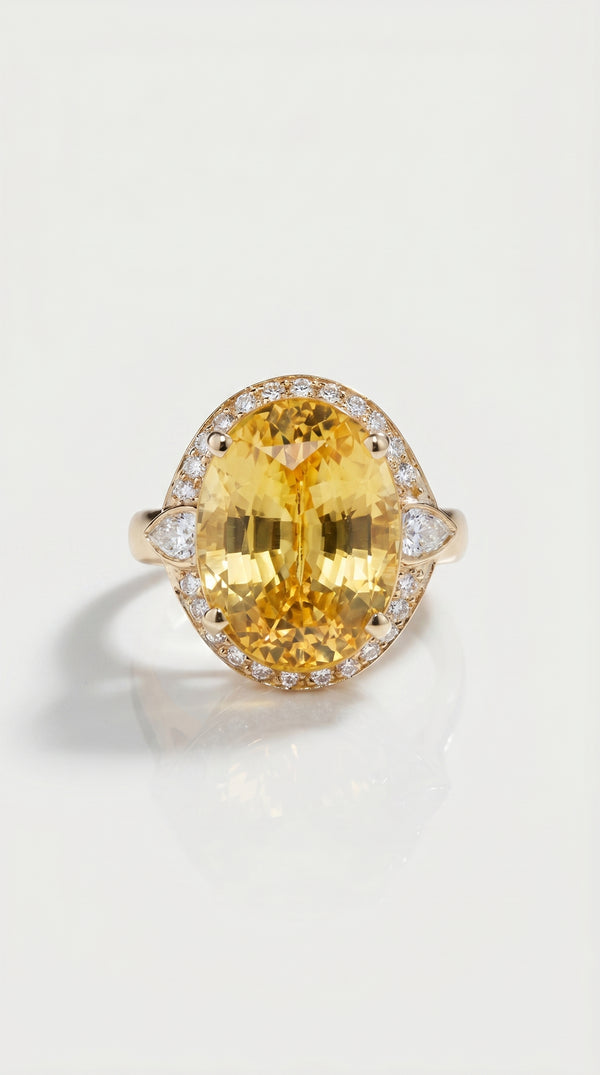 Sophia Levendi – Eternal Yellow Sapphire Ring — Levendi Jewellers