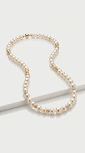 Australian South Sea Pearls Gold & Diamonds Necklace