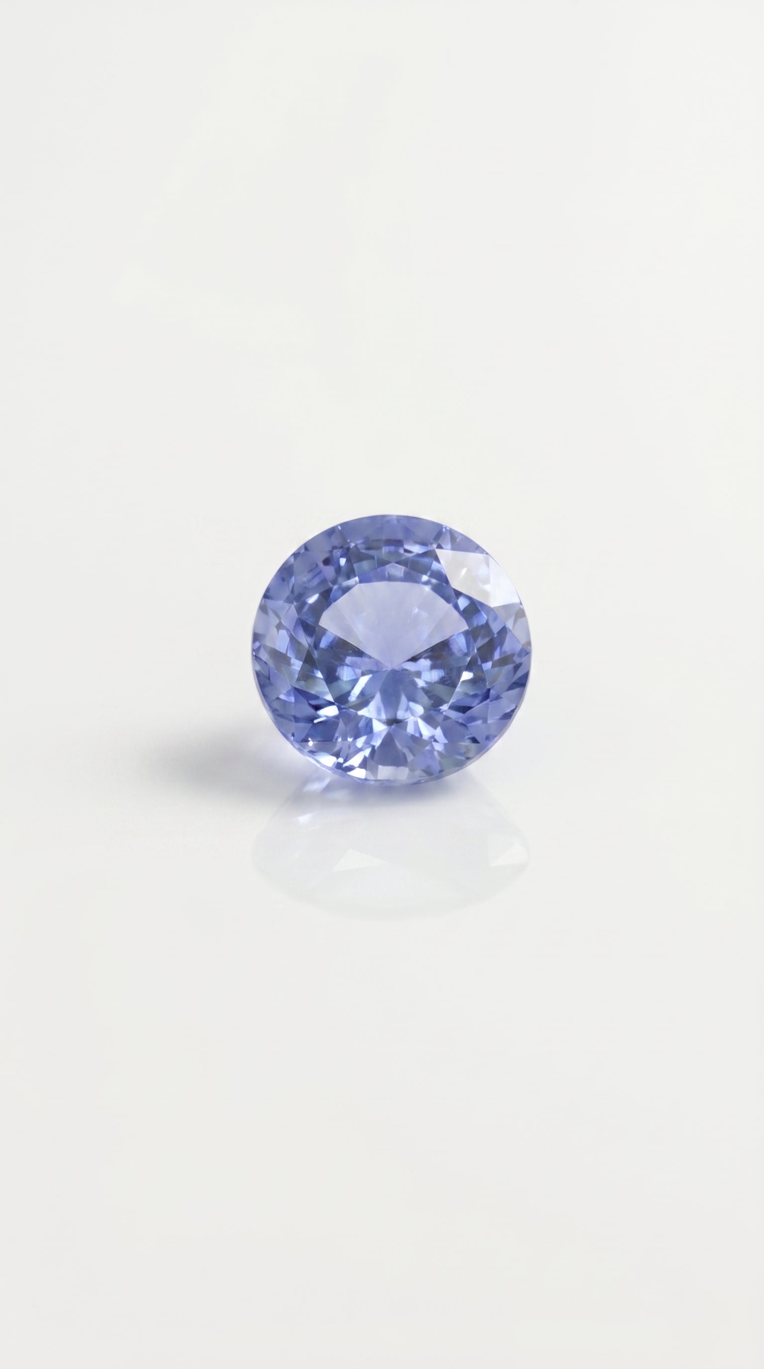 Loose Gemstone - Round Brilliant Cut Blue Ceylon Sapphire 4.64 ct