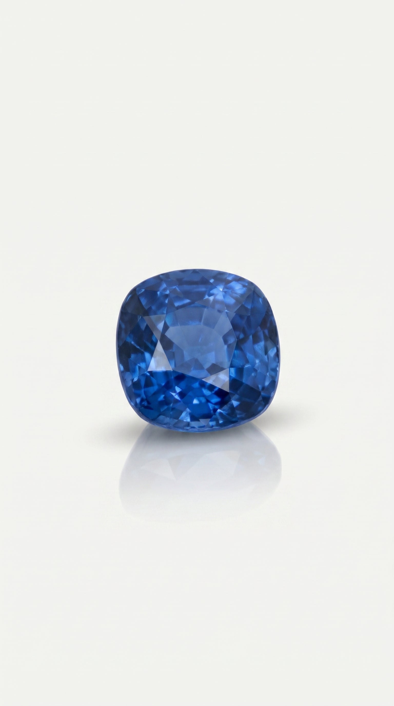 Loose Gemstone - Cushion Cut Blue Ceylon Sapphire 3.06ct