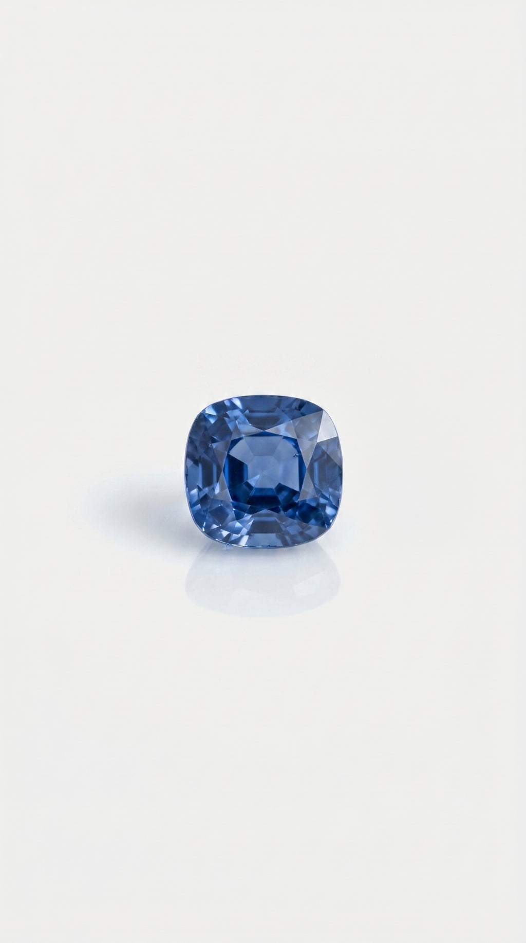 Loose Gemstone - Cushion Cut Cornflower Ceylon Blue Sapphire 3.60ct — Levendi Jewellers