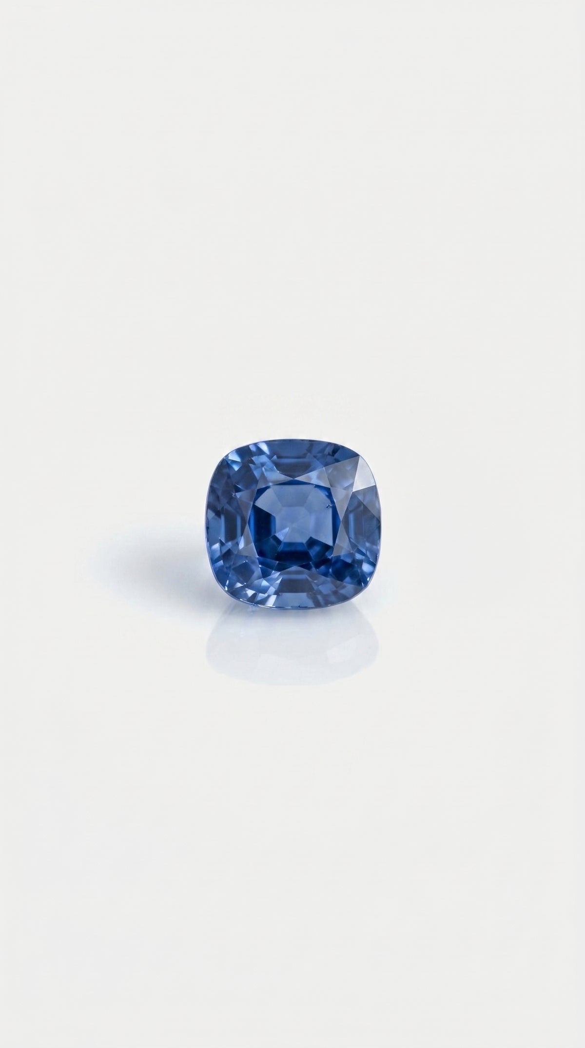 Loose Gemstone - Cushion Cut Cornflower Ceylon Blue Sapphire 3.60ct — Levendi Jewellers