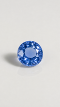 Loose Gemstone - Round Brilliant Cut Blue Ceylon Sapphire 3.75 ct