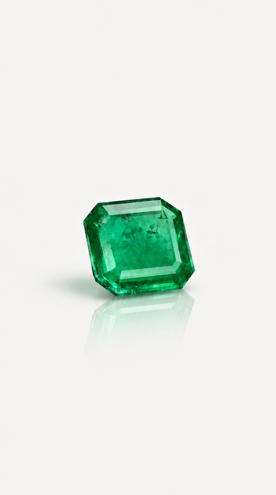 Loose Gemstone - Square Emerald Cut Colombian Emerald 1.20 ct — Levendi Jewellers