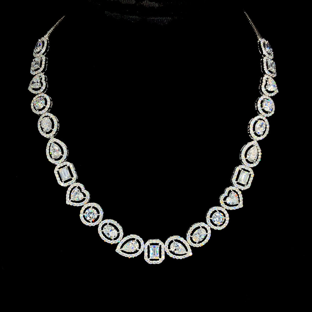 The Rhythm of Light Diamond Necklace