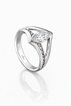 The Ellipse - Marquise Diamond Ring