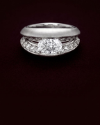 The Oyster Design Award Winning Diamond Ring — Levendi Jewellers, hero portrait