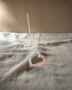 Argyle Essence - Pink Heart Pendant — styled