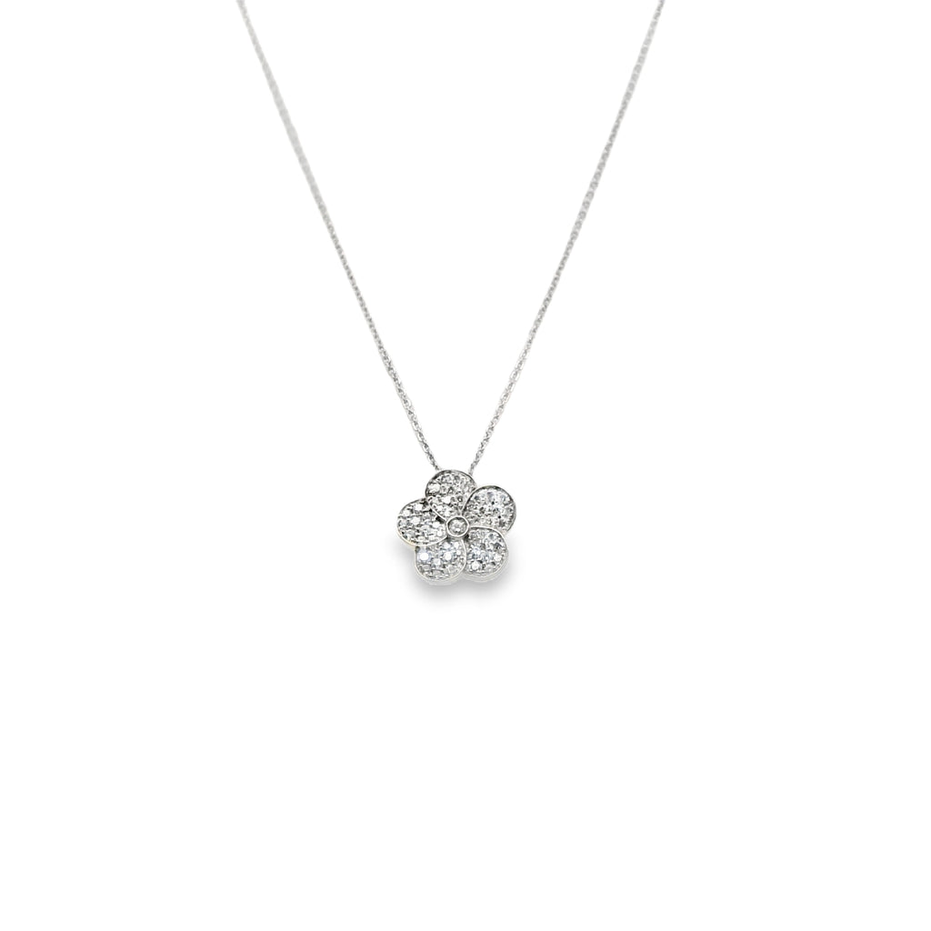 Fleur Pendant Diamonds, view 2 — Levendi Jewellers