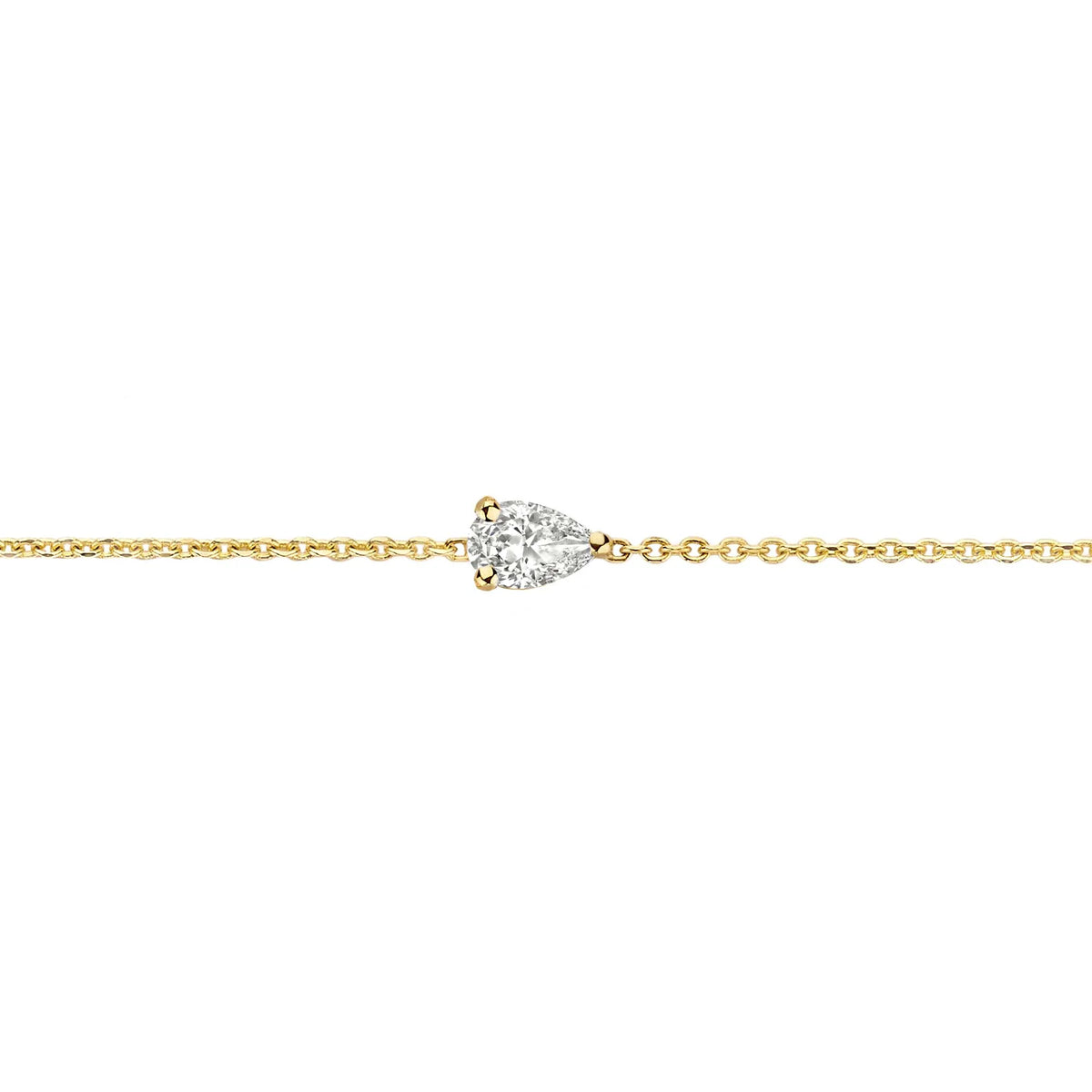 Classic Fine Drop Pear Bracelet — Levendi Jewellers