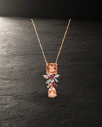 Neptune's Garden - Morganite Pendant  9.29 ct — styled