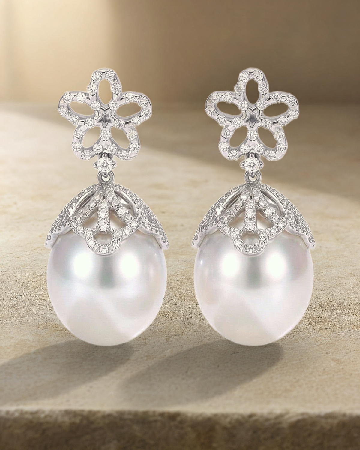 Victorian Treasure - Australian South Sea Pearls 16 mm — styled