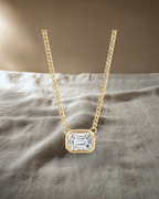 Cara - Cluster Diamonds Pendant — styled