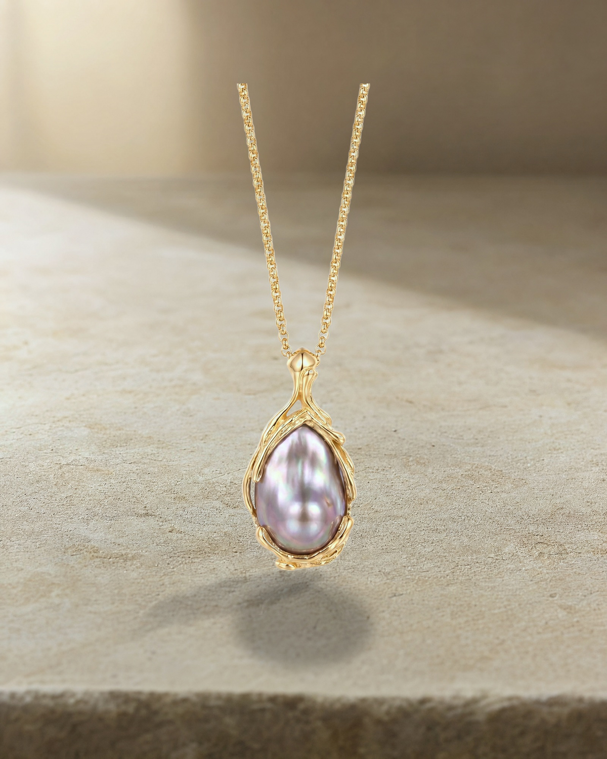 Tahitian Exotic Pearl Pendant — styled