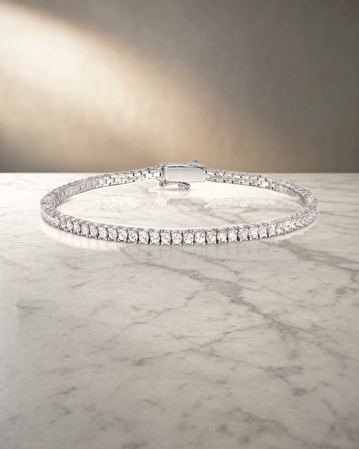 Classic Diamond Tennis Bracelet — styled