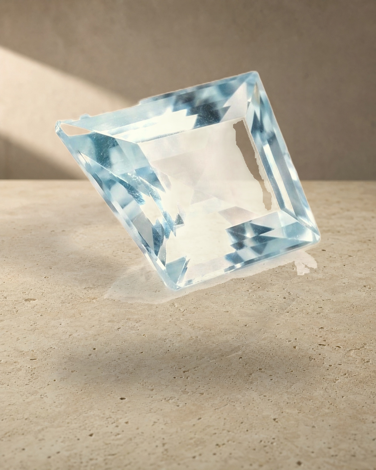 Loose Gemstone - Kite Cut Aquamarine 2.10ct — styled
