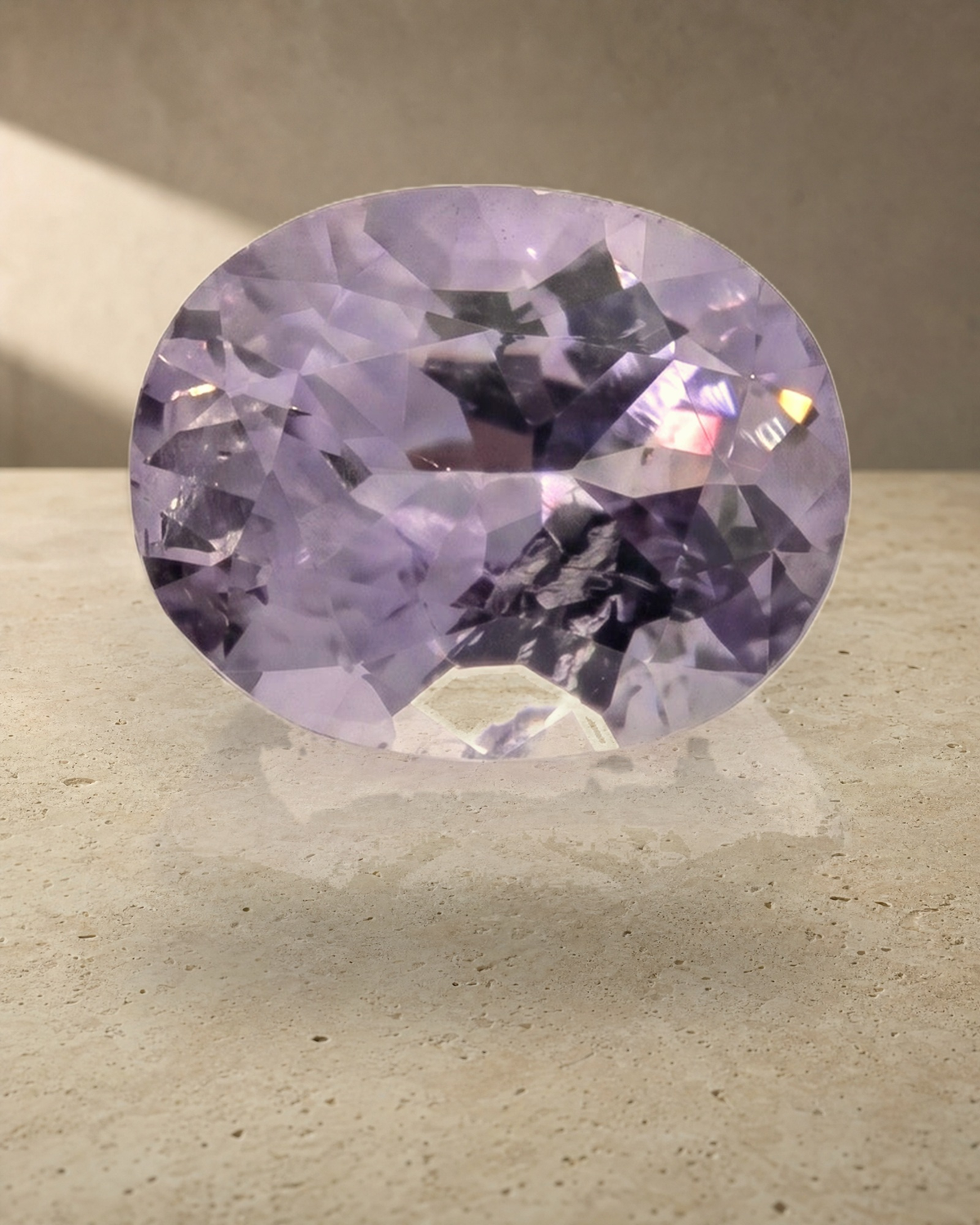 Loose Gemstone - Oval Cut Lavender Sapphire 1.93ct — styled