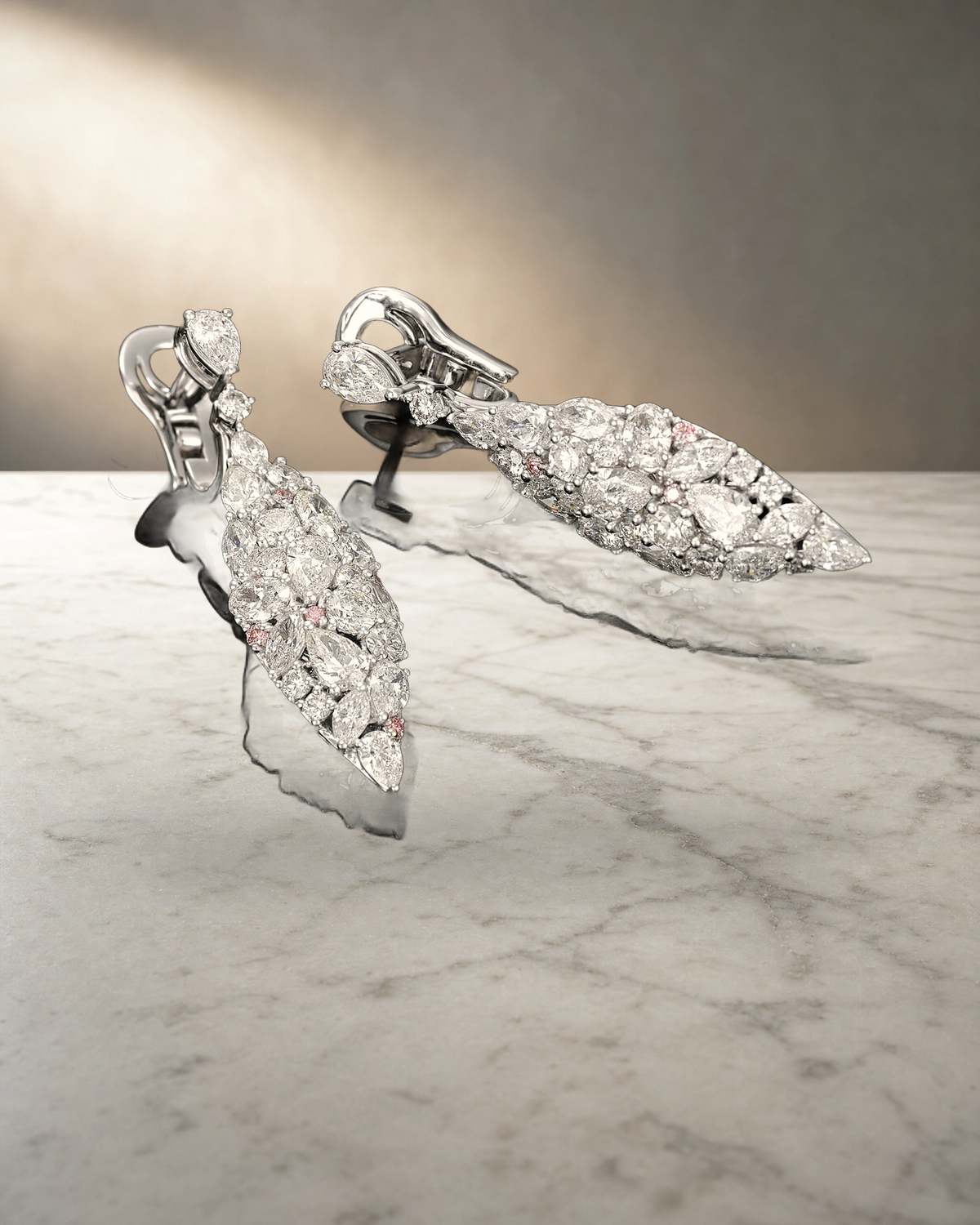 The Adamas - Pink Diamond Earrings — styled