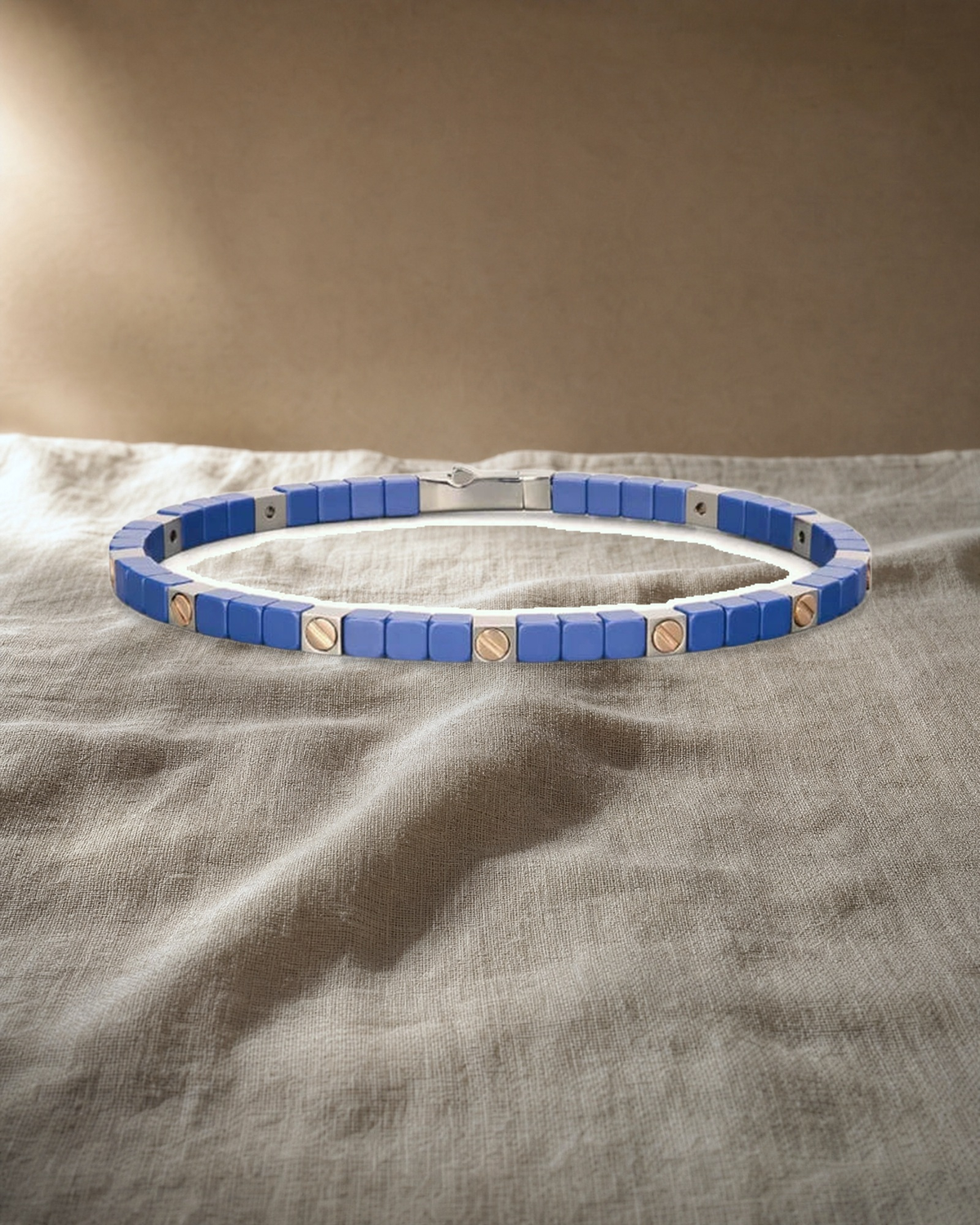 Baraka Cyborg Blue Ceramic Bracelet — styled