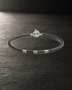 Baraka Cyborg Ceramic Gold & Black Diamond Bracelet — styled