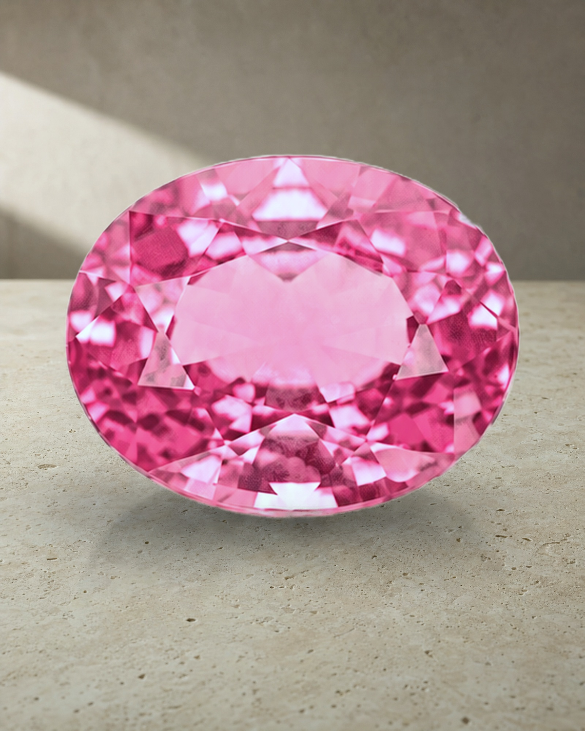 Loose Gemstone - Oval Cut Pink Tourmaline 1.71ct — styled
