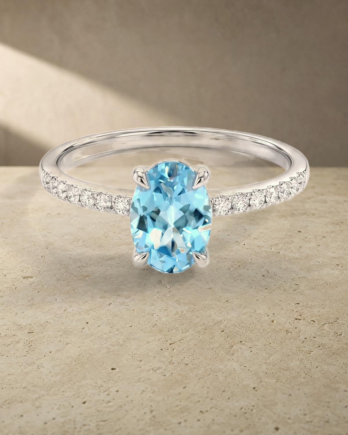 Rainbow Gemstone Topaz Fine Ring — styled