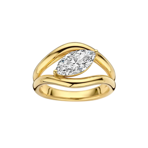 The Wave of Love - Marquise Double Band