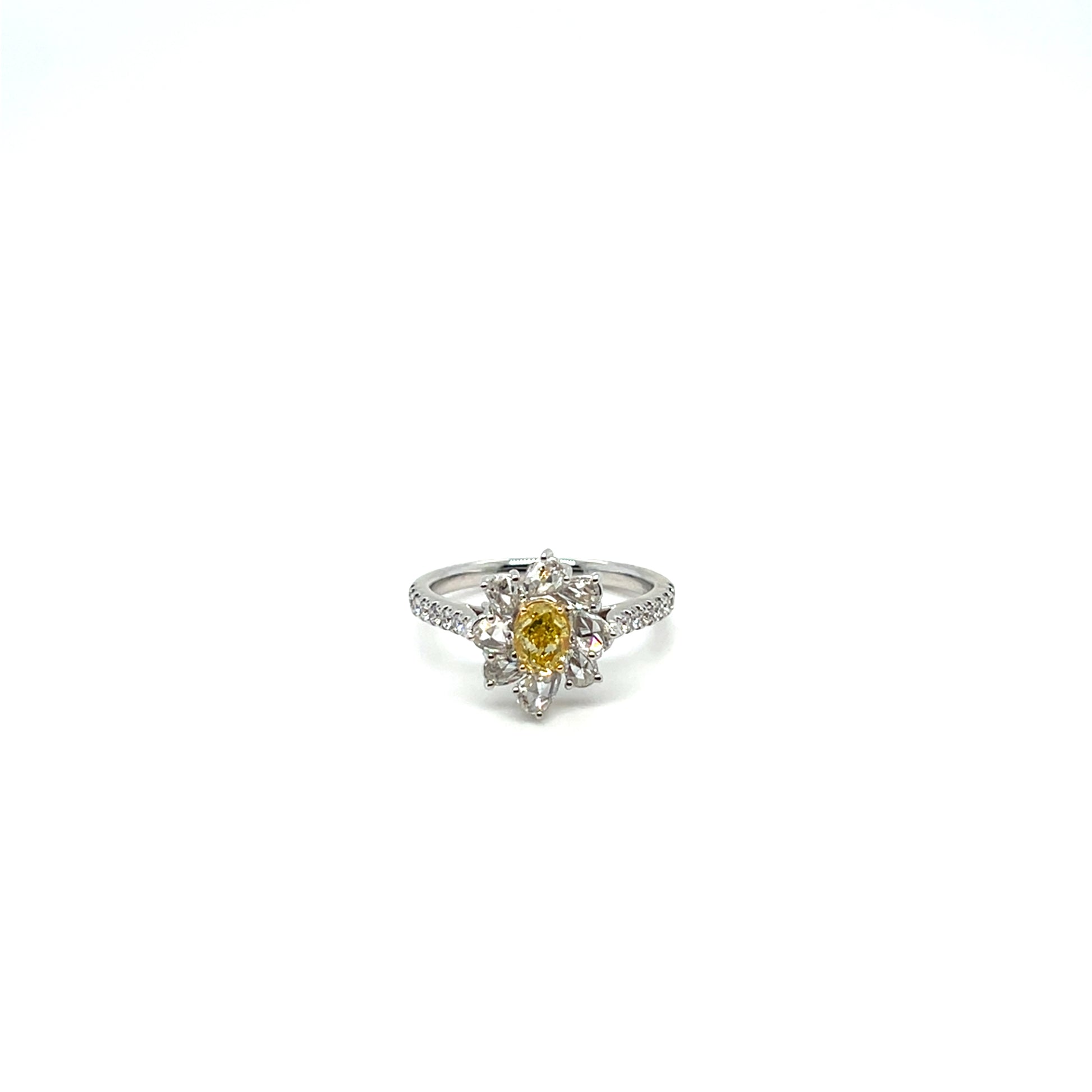 Flora - Oval Yellow Diamond 0.50ct