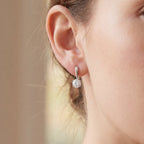 Moon Drop Diamonds Earrings, view 2 — Levendi Jewellers