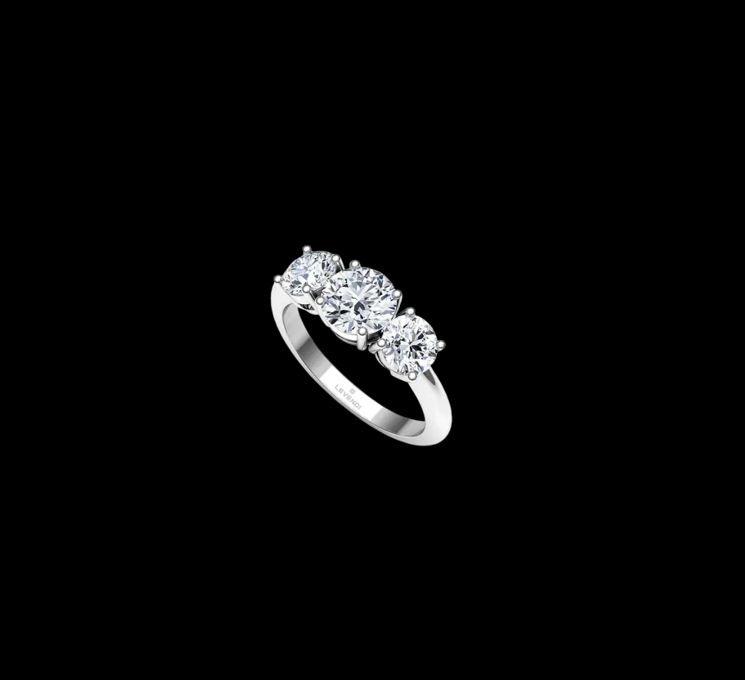 Trilogy Round Engagement Ring