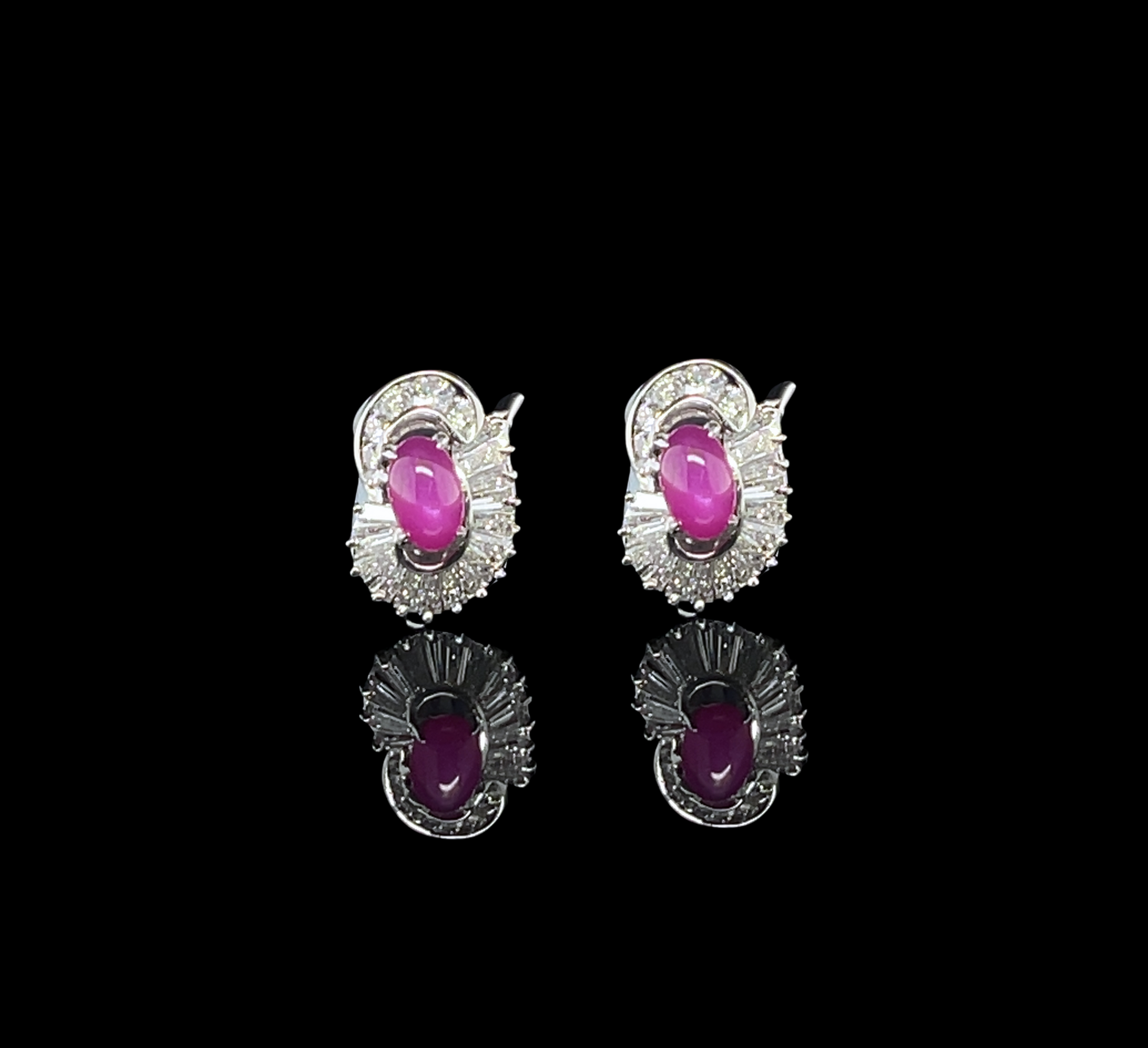 Sofia Levendi - Star Ruby Earrings