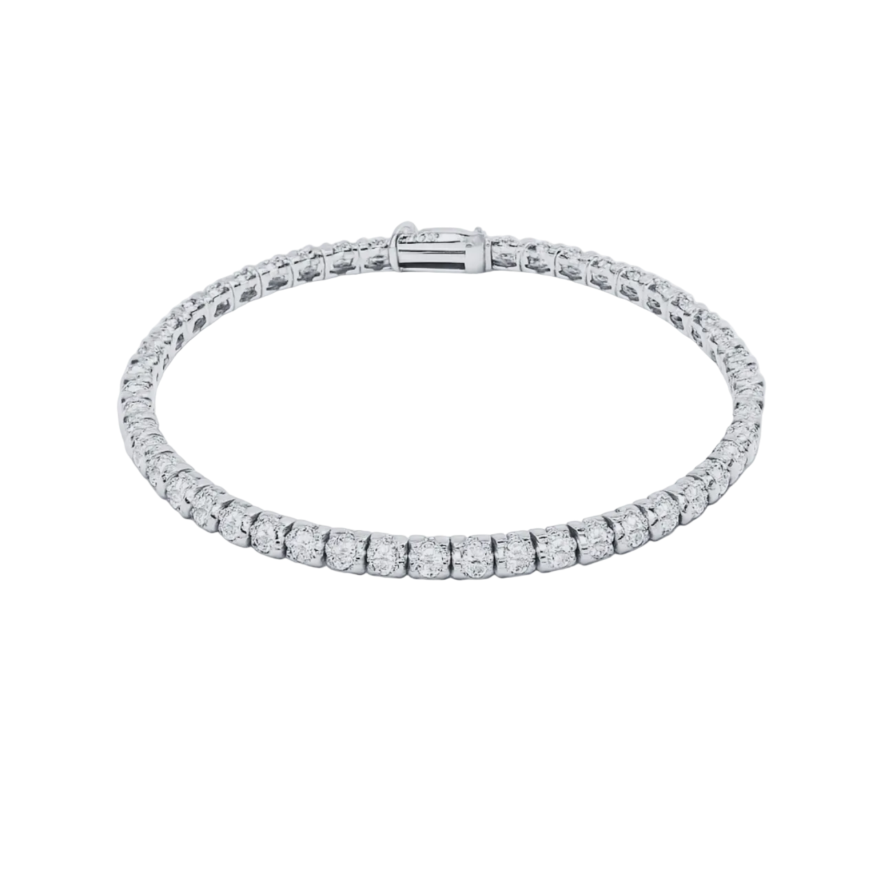 LAB GROWN - Classic Diamond Tennis Bracelet 5.75 ct
