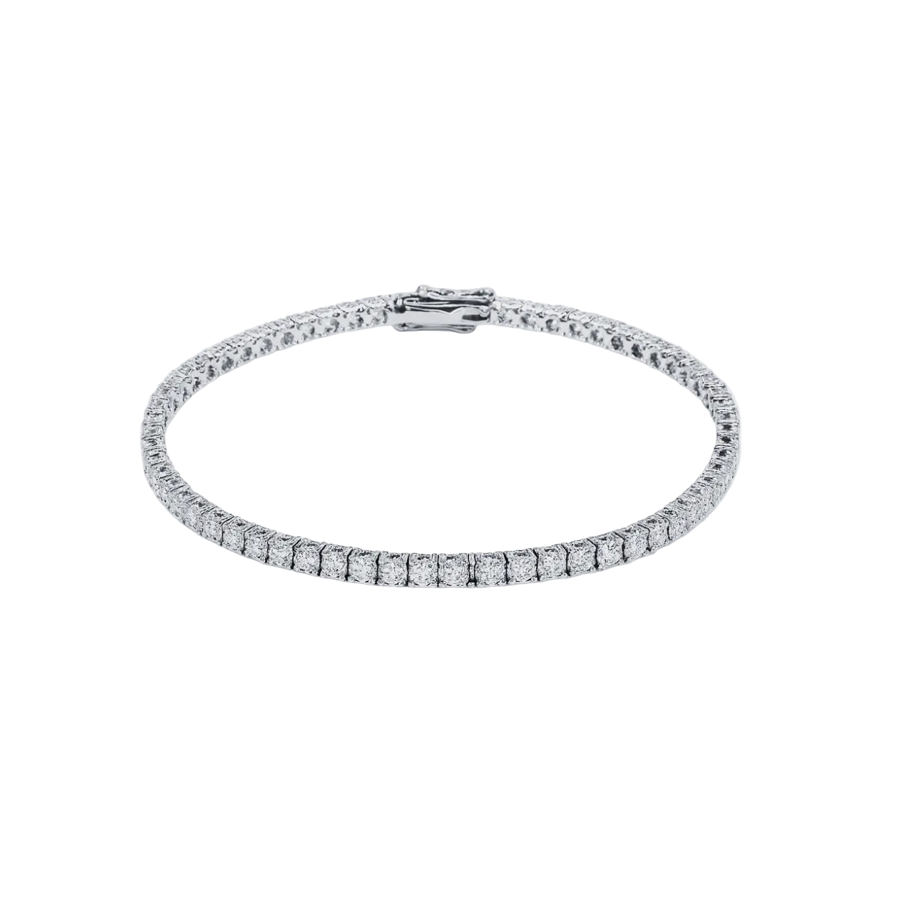 LAB GROWN - Classic Diamond Tennis Bracelet 3.30 ct