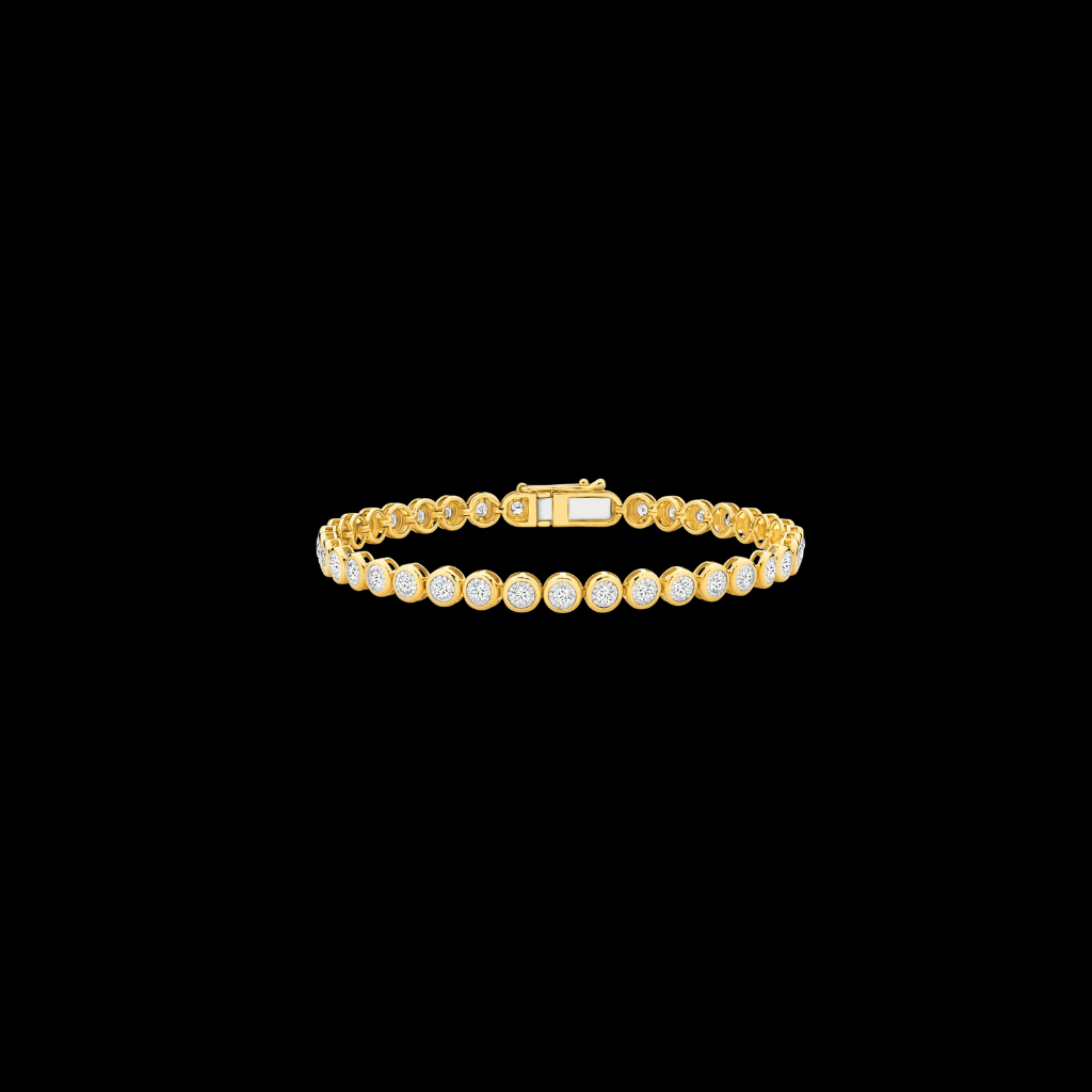 Bezel Set Tennis Bracelet 1.70CT