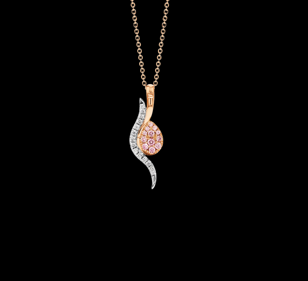 Argyle Essence - Thalia Diamonds Wave Pendant