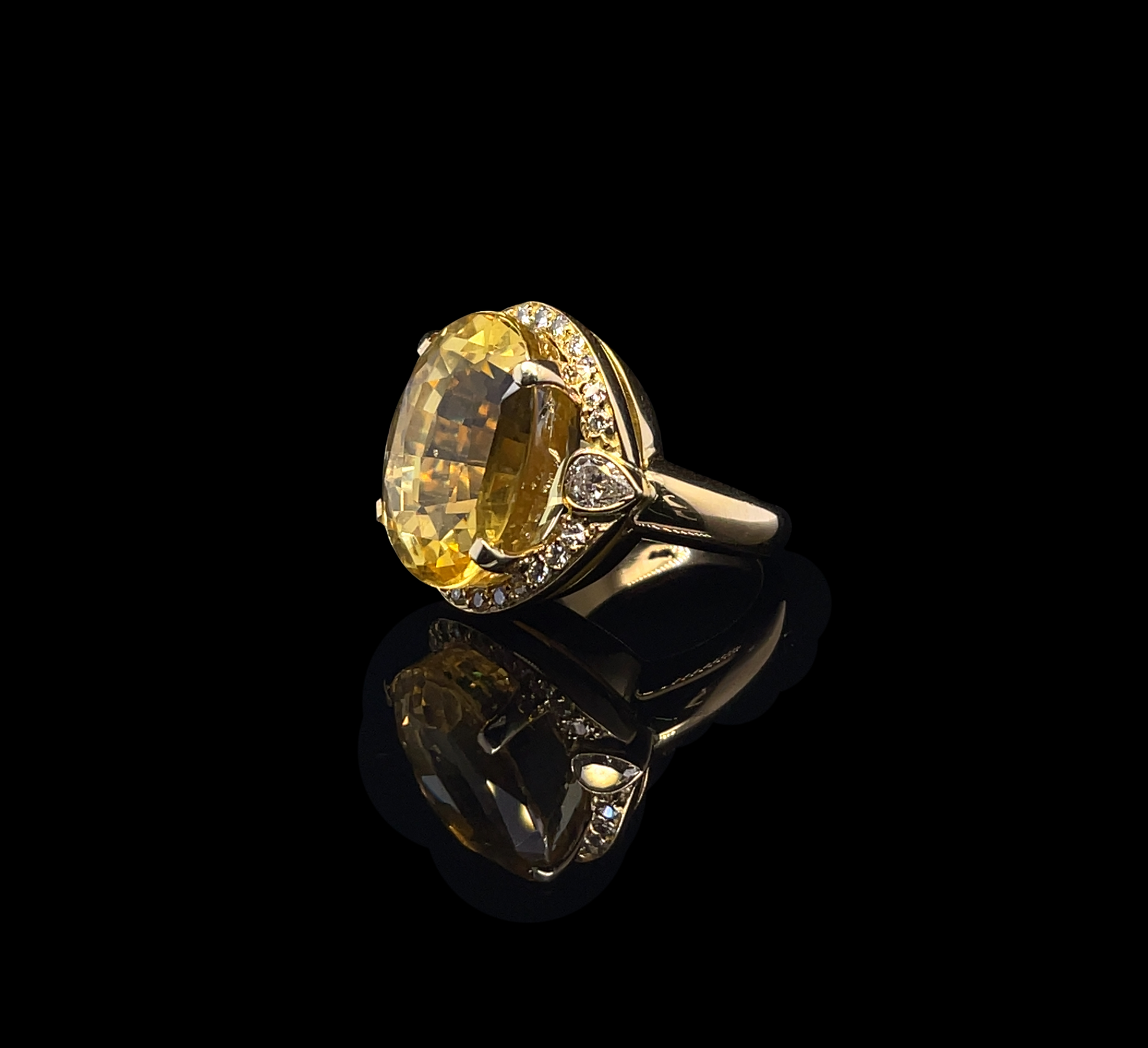 Sofia Levendi –  Eternal Yellow Sapphire Ring 20CT