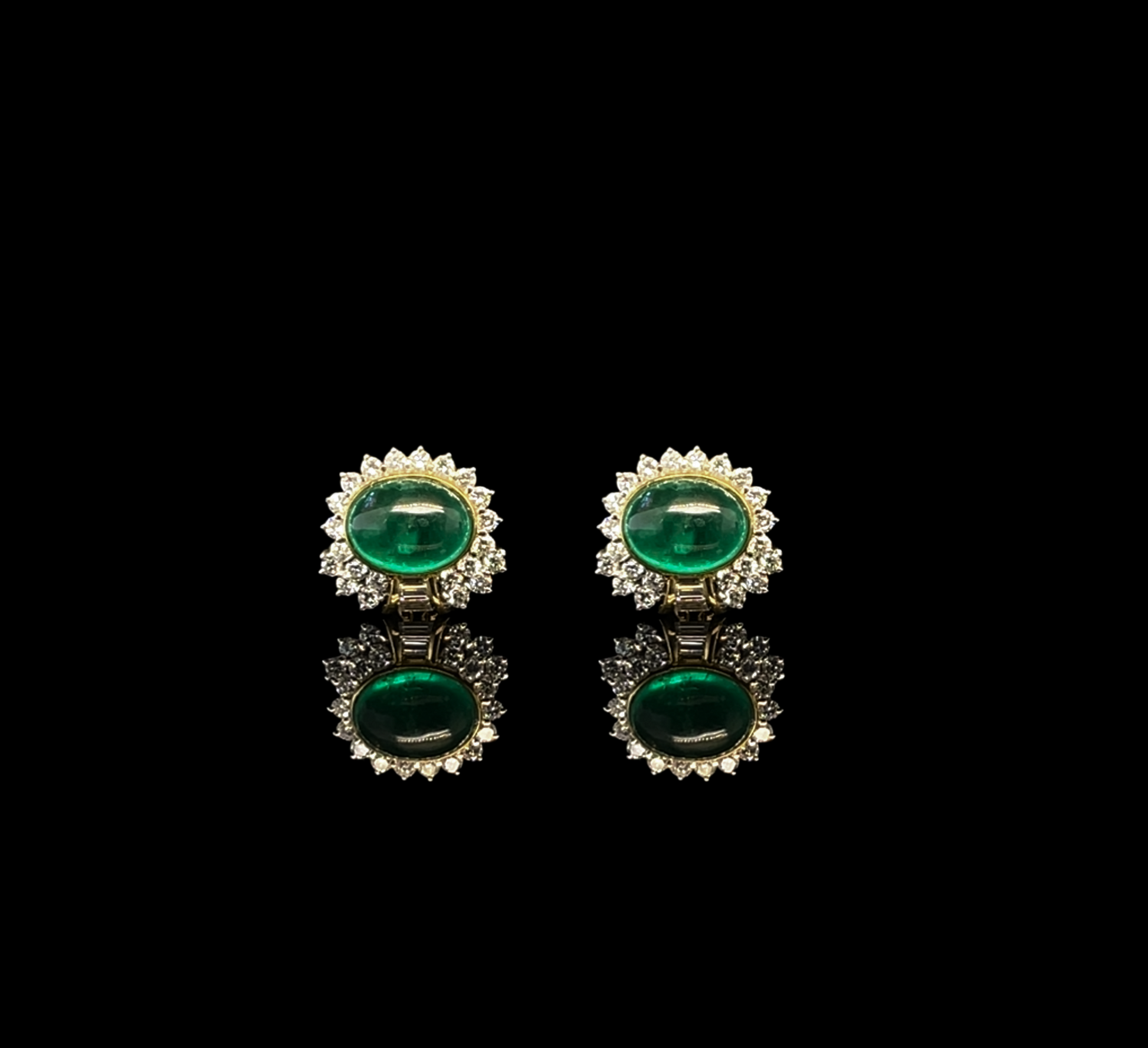 Les Jardins Emerald Earrings 15ct