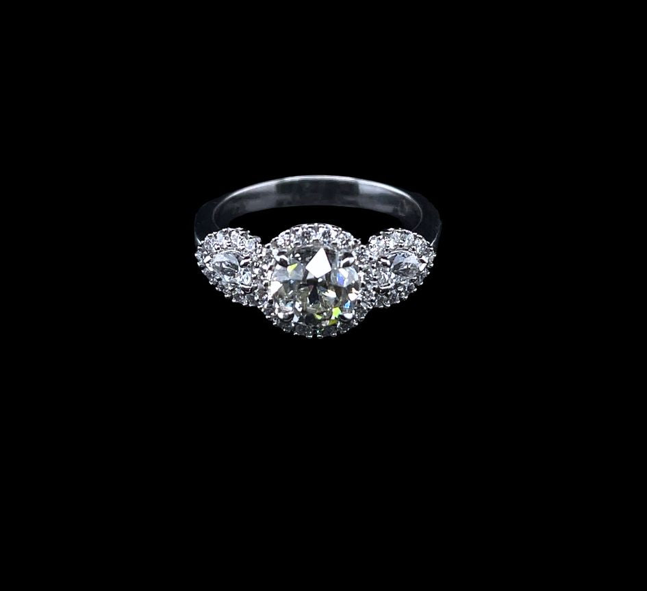 Trilogy 1.73 CT Engagement Ring - Natural