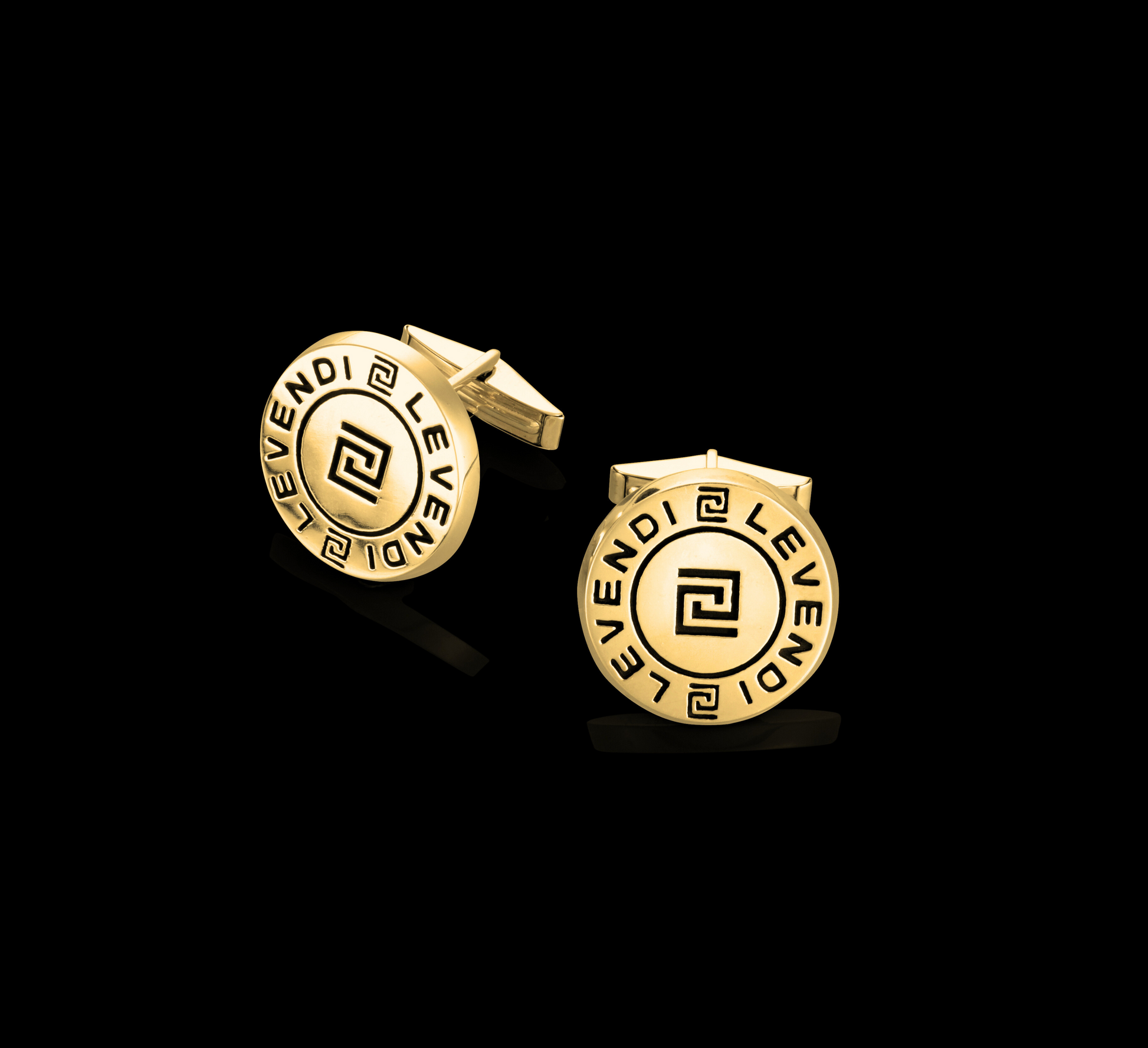 Gold Levendi Signature Cufflinks