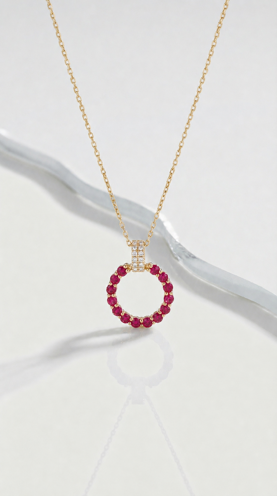 Levendi Essentials - Eternal Rubies & Diamonds Pendant