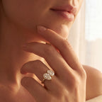 Levendi Toi & Moi - Pear cut Twins Engagement Ring, view 2 — Levendi Jewellers