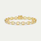 Anchor Links Diamond Bracelet