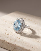 Aquamarine & Diamond Ring — Levendi Jewellers