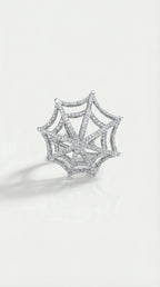 Arachnea Aurea - Web of Love Diamond Ring