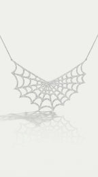 Arachnea Aurea - Web of love large pendant