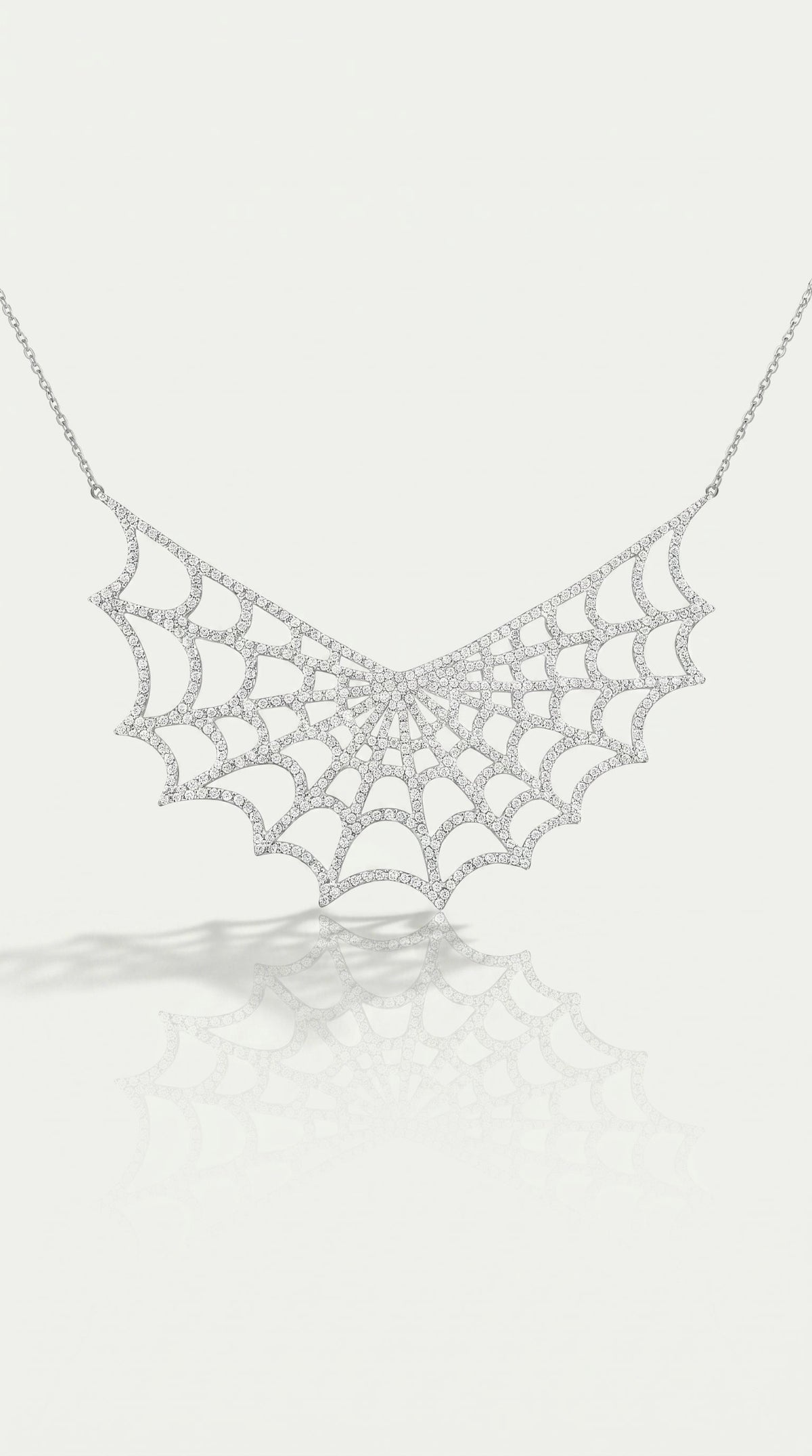 Arachnea Aurea - Web of love large pendant