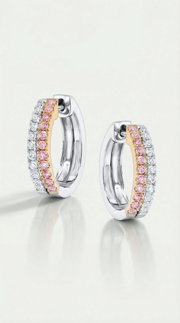 Argyle Essence - Hoop Earrings Double Row