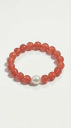 Australian South Sea Strawberry Quartz Bracelet
